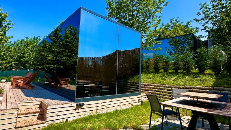 Perspective Mirror House Isıtmalı Havuz