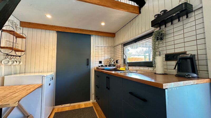 Loft Black Şömineli