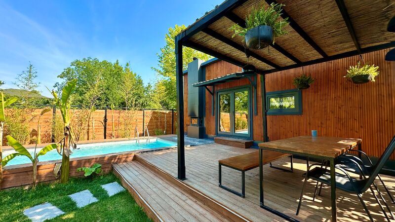 Loft Black Şömineli
