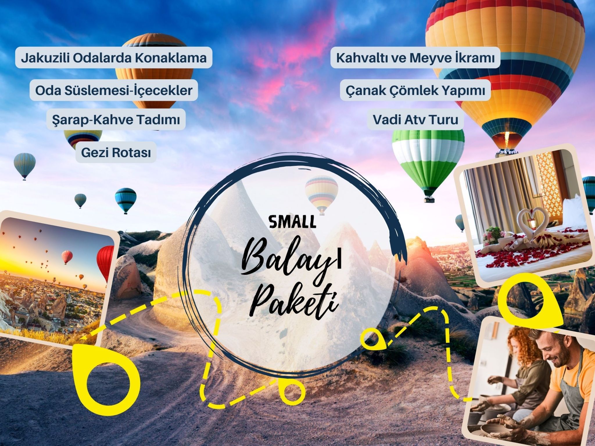 Kapadokya Small Balayı Paketi Almu