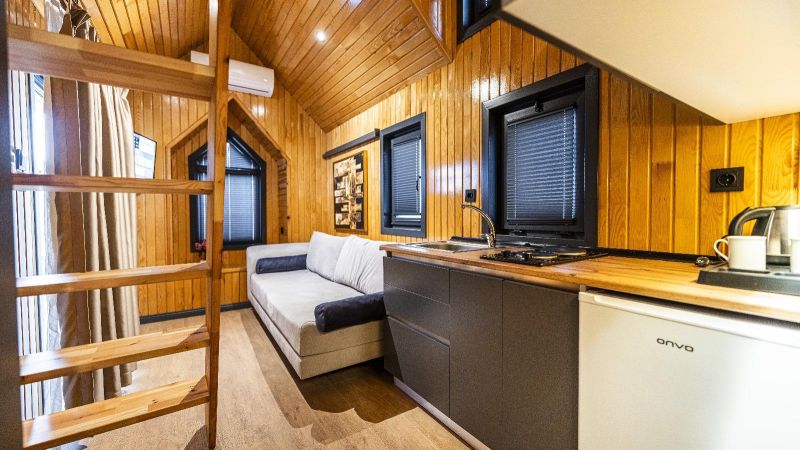 Çatalca Elite Escape Jakuzili Tiny House 2-1