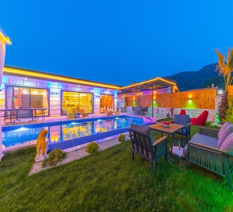 Furkan Hotel Roti VP Villa Furkan Kalkan │ Özel Havuzlu Jakuzili Doğa Villası